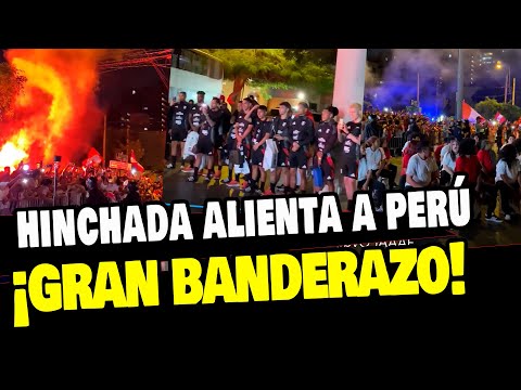 PERÚ VS NICARAGUA: HINCHAS ORGANIZAN GRAN BANDERAZO A LA SELECCIÓN PERUANA