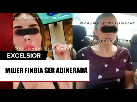 Así se lucía en redes y así cayó; fingía ser adinerada para robar autos