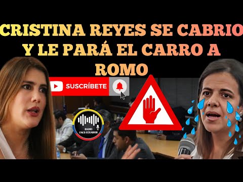 CRISTINA REYES SE CALENTO Y LA PONE EN SU SITIO A LA REPARTIDORA MARIA PAULA ROMO NOTICIAS RFE TV