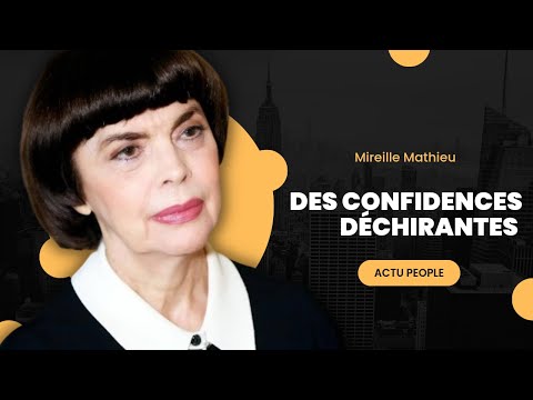 Mireille Mathieu ouvre son cœur : Des confidences de?chirantes !
