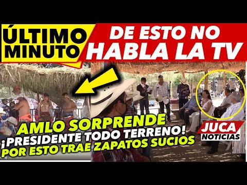 UN PRESIDENTE TODO TERRENO! DE ESTO NO SE HABLÓ, AMLO EN PUEBLO YAQUI