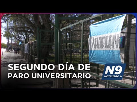 SEGUNDO DÍA DE PARO UNIVERSITARIO - NOTICIERO 9