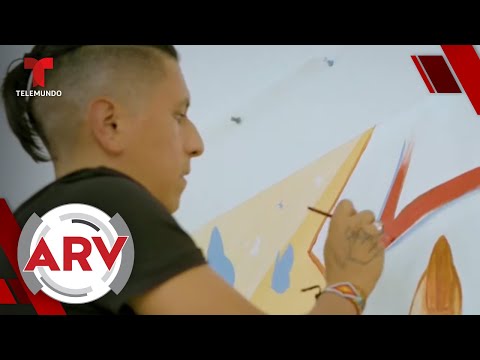 Pintores promueven el voto latino a través de su obra | Al Rojo Vivo | Telemundo