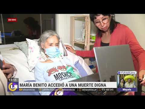 María Benito ejerció su derecho a una muerte digna: «Partió durmiendo, conforme a su voluntad»