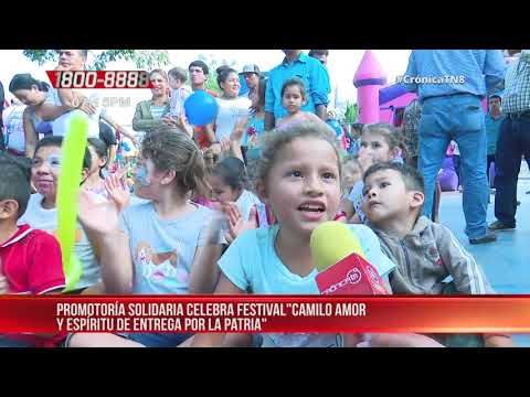 Juventud celebra en Managua festival infantil en honor a Camilo Ortega - Nicaragua