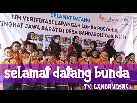 selamat datang bunda | taman kanak kanak GANDAMEKAR