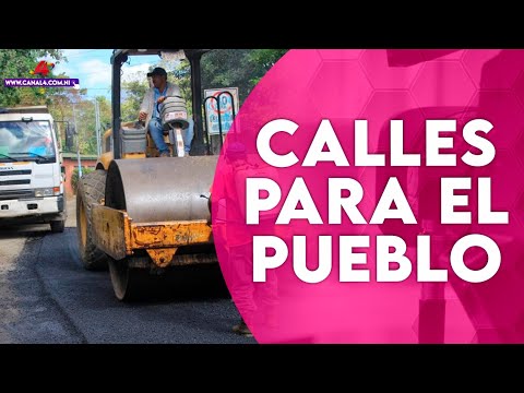 Alcaldía de Managua avanza con el Programa Calles Para el Pueblo en Comarca San Antonio Sur
