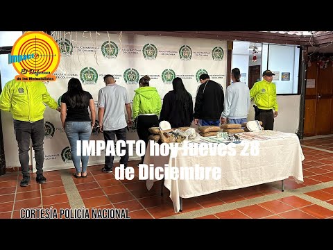 Noticias  IMPACTO  Hoy Miercoles 27 de Diciembre.