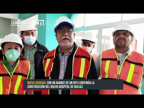 92% de avance en construcción del Hospital Bello Amanecer, Quilalí - Nicaragua