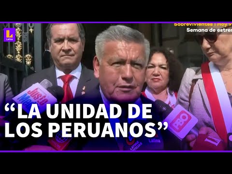César Acuña tras discurso de Dina Boluarte: El mensaje más importante es la unidad de los peruanos