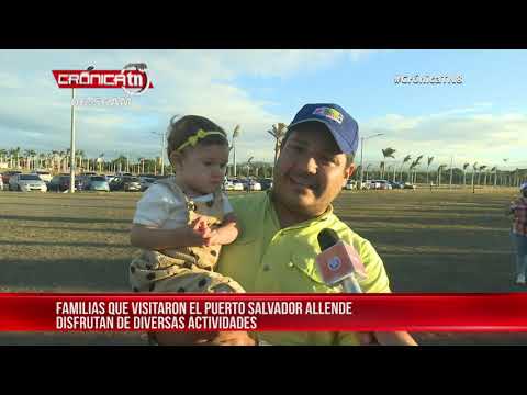 Familias disfrutan el festival de las cometas en el Puerto Salvador Allende – Nicaragua