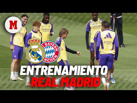 REAL MADRID - BAYERN I Entrenamiento Real Madrid en directo