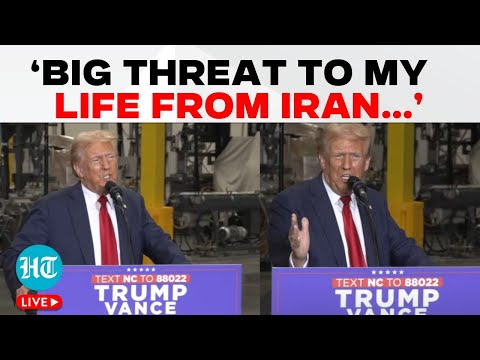 Donald Trump LIVE | Says Threat To Life From Iran, Issues ‘Death Wish’ Warning | U.S. Elections