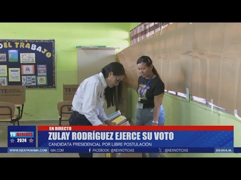 Zulay Rodríguez ejerce su voto en las elecciones generales 2024 | Tú decides