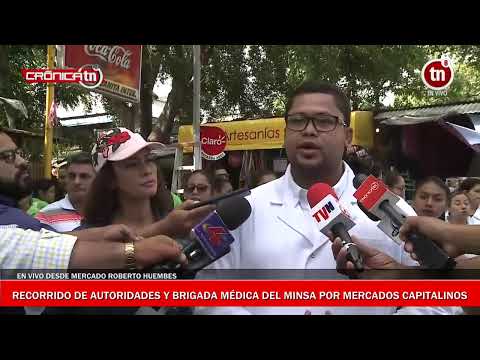 ?#ENVIVO - Recorrido con brigada médica del MINSA Y Alcaldesa de Managua