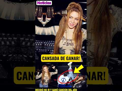 Shakira CELEBRÓ JUNTO A BIZARRAP sus dos Premios Latin Billboard