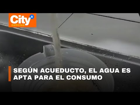 Nuevas denuncias por agua amarilla en Bogotá | CityTv