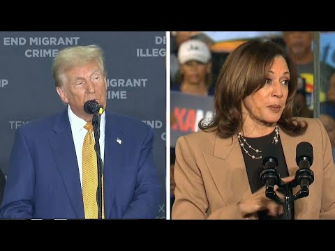 Texas showdown: Harris and Trump hold duelling rallies