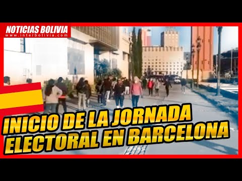 ? LA JORNADA ELECTORAL DE BOLIVIA DIO INICIO EN BARCELONA ESPAÑA