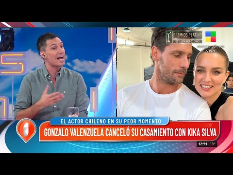 Gonzalo Valenzuela canceló su casamiento con Kika Silva