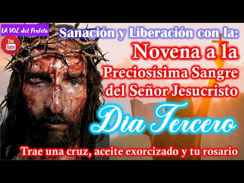 DIA TERCERO NOVENA A LA SANGRE DE CRISTO - Segunda Novena sanacion y liberacion sangre de Cristo
