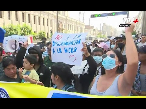 Dina Boluarte: Se registran protestas en puerta de Fiscalía