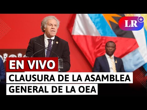 Clausura de la Asamblea General de la OEA