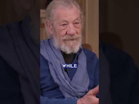 Sir Ian McKellen screamed out in agony as he plunged off the stage during a West End performance