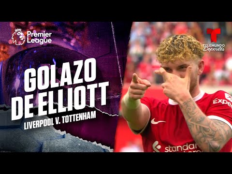 Impresionante joya de Harvey Elliott - Liverpool v. Tottenham | Premier League | Telemundo Deportes