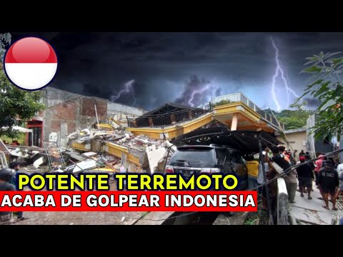PRIMERAS IMÁGENES, FUERTE TERREMOTO DE MAGNITUD 7.9 AZOTA INDONESIA, FUERTE TERREMOTO HACE MINUTOS