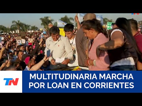 CASO LOAN: Los papás de Loan marchan junto a Burlando y vecinos para pedir justicia