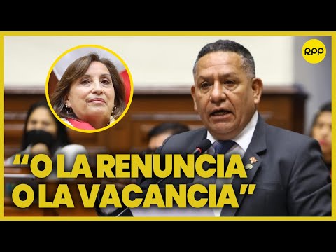“Dina Boluarte no tiene la capacidad para gobernar”: Esdras Medina presentó Moción de vacancia