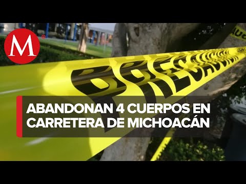 Hallan cuatro cadáveres en Buenavista, Michoacán