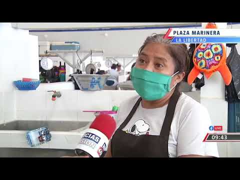 Coronavirus: Vendedores en el puerto de la Libertad sin flujo de clientes