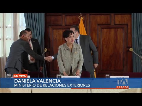 Canciller, Gabriela Sommenrfeld, solicitó estatus de protección temporal para ecuatorianos en EE.UU.