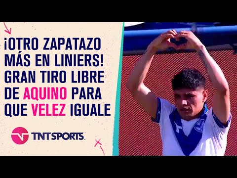 ¡OTRO GOLAZO MÁS! Bombazo de #Aquino y #Velez le empató a #Talleres