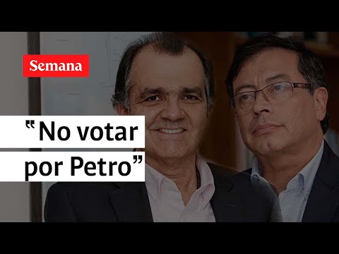 Óscar Iván Zuluaga y sus razones para no votar por Gustavo Petro | Semana Noticias