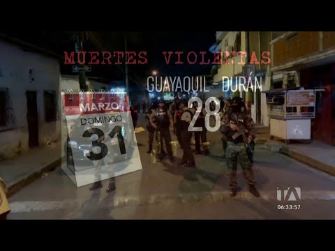 Número de víctimas colaterales preocupa a las autoridades tras un feriado violento en Guayaquil