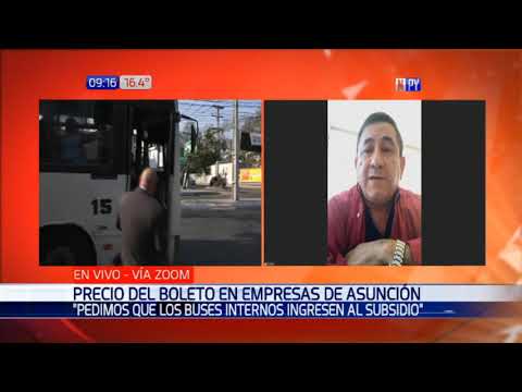 Transportistas de Asunción piden ser incluidos en régimen de subsidios