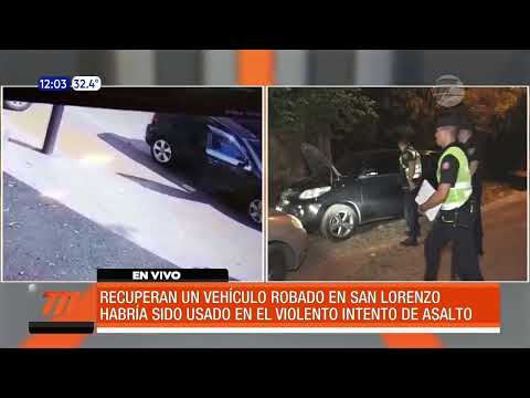 Recuperan vehículo robado en San Lorenzo