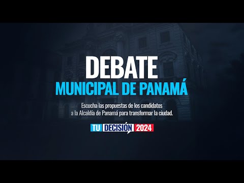 Debate de candidatos a alcaldes por el distrito de Panamá