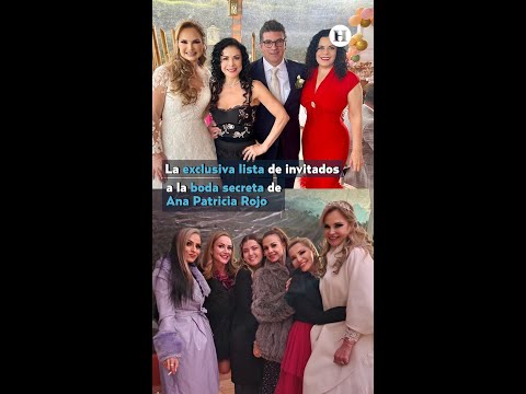 Lourdes Munguía e Ivonne Montero estuvieron entre los invitados a la boda de Ana Patricia Rojo