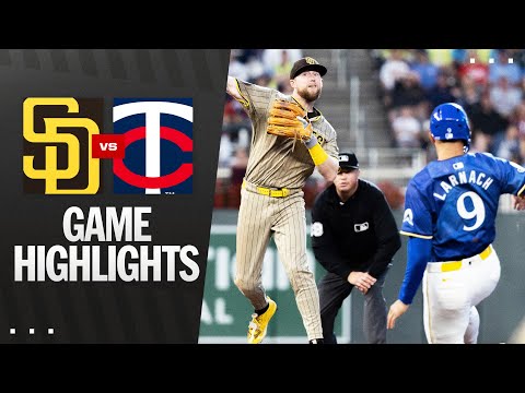 Padres vs. Twins Game Highlights (8/29/25) | MLB Highlights