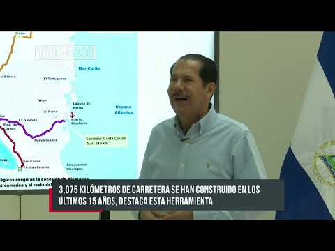 Nicaragua pone a disposición los mapas interactivos de infraestructura vial