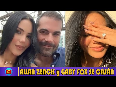ALLAN ZENCK le dio el anillo a Gaby FOX habrá boda