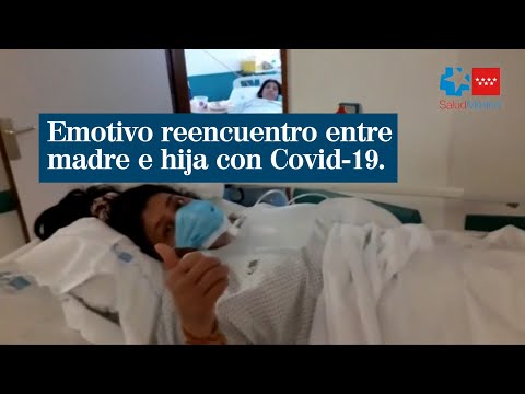 Madre e hija con coronavirus se reencuentran en el hospital tras días se incertidumbre