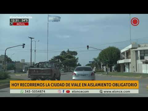 Elonce TV recorre la localidad de Viale durante el aislamiento