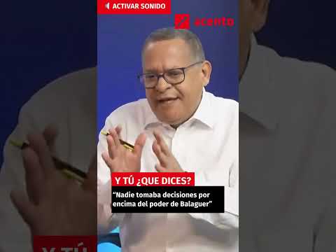Rafael Mejía Lluberes “Nadie tomaba decisiones por encima del poder de Balaguer”