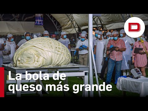 La bola de queso que ha batido un Récord Guiness en México
