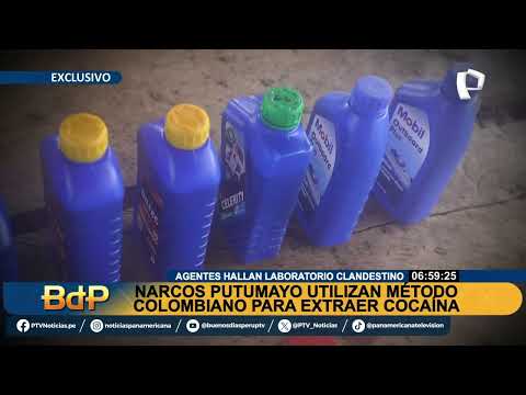 Putumayo: narcos hacen uso de método colombiano para procesar alcaloide de cocaína